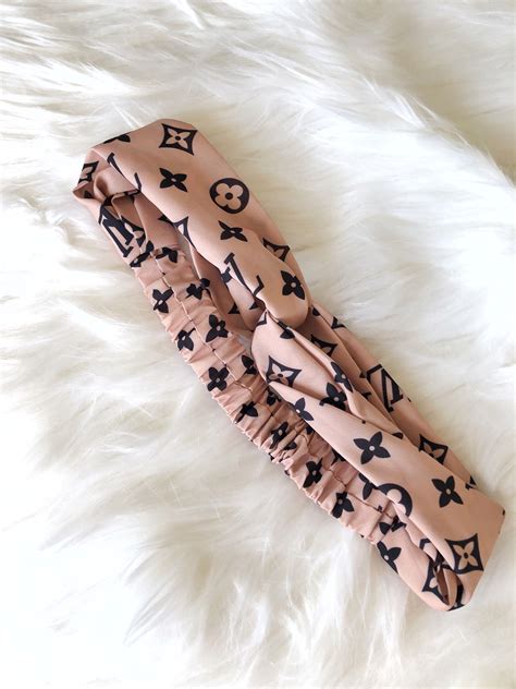louis vuitton headband pink